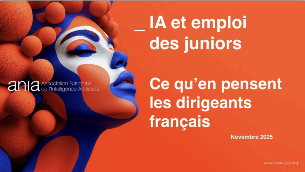 IA et emploi des juniors, ce qu'en pensent les dirigeants français...